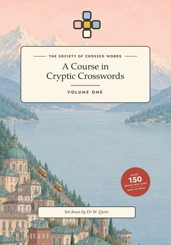 A Course in Cryptic Crosswords, Volume One, cover
