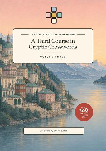 A Third Course in Cryptic Crosswords, Volume Three, cover